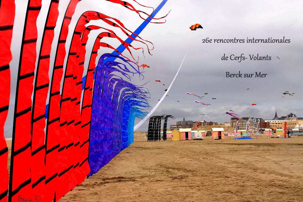 26e rencontres internationales de cerfs volants a Berck sur Mer - Steve.© -
