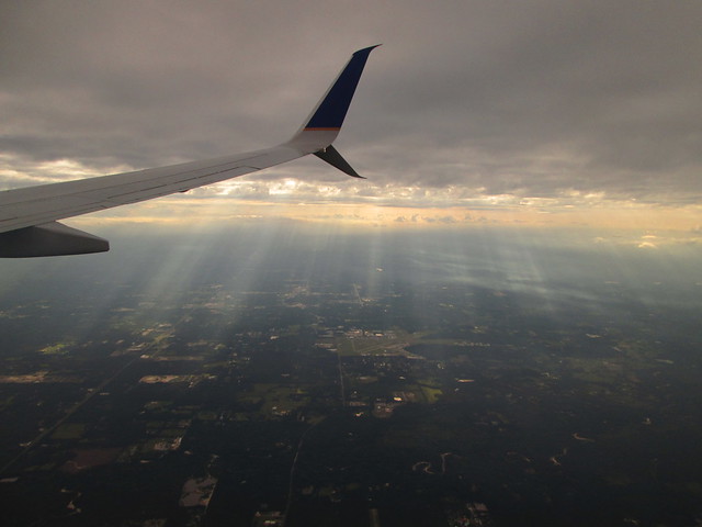 Crepuscular Rays over MSY
