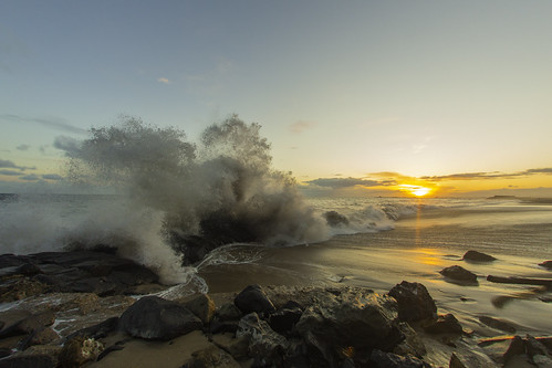 Amber by merlinjphoto, ocean california sunset seascape beach proud landscape waves power seascapes sunsets malibu ventura