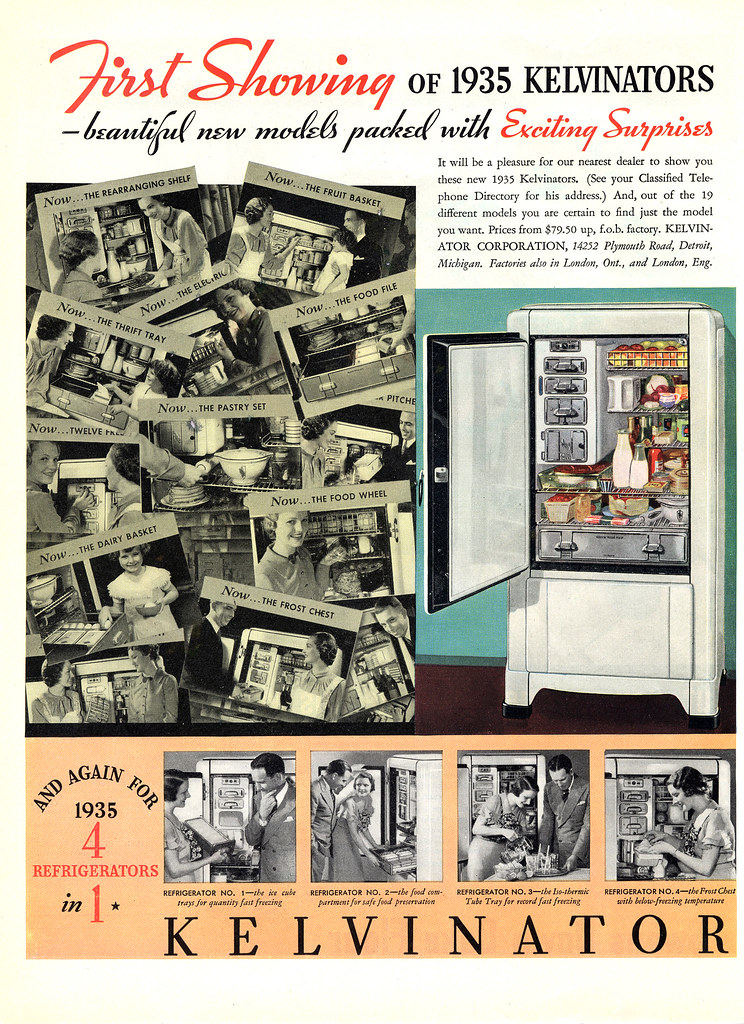 1935 Kelvinator refridgerator | Kelvinator's 1935 refrigerat… | Flickr