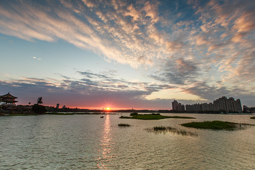sunset kaohsiung 夕陽 日落 6d 雲彩 澄清湖 高雄市 ef1635mm