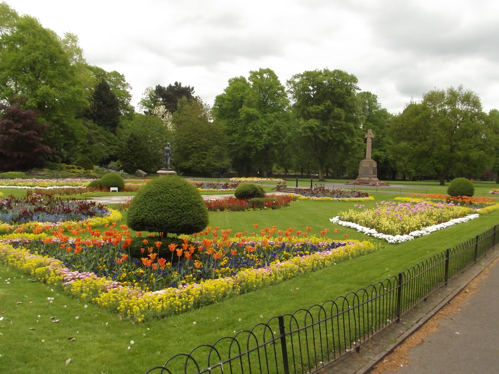 Riversley Park flower beds