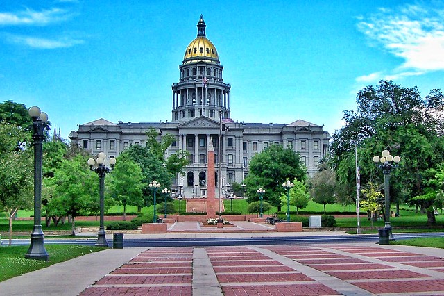 Denver Colorado ~ Colorado State Capitol ~ Main Entrance