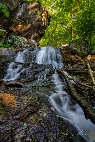 trees waterfall spring rocks appalachiantrail hollowbrookfalls