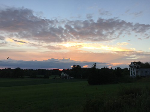 Sunset in West Bridgewater by ScruffyNerf,
