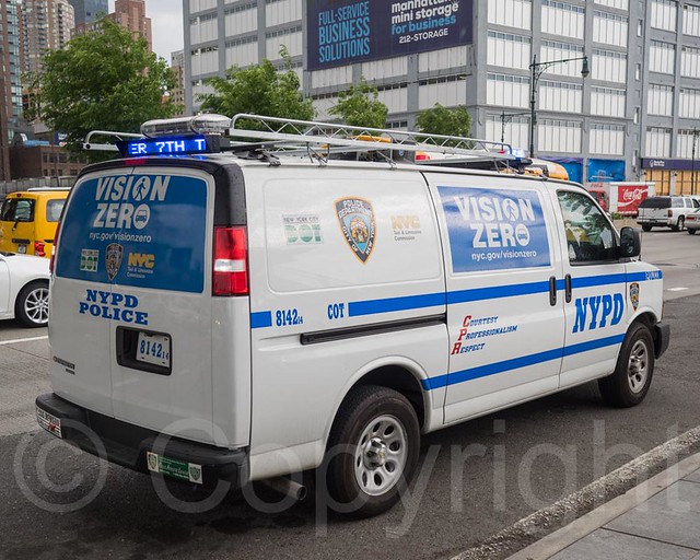 NYPD Vision Zero Traffic Enforcement Police Van, New York City