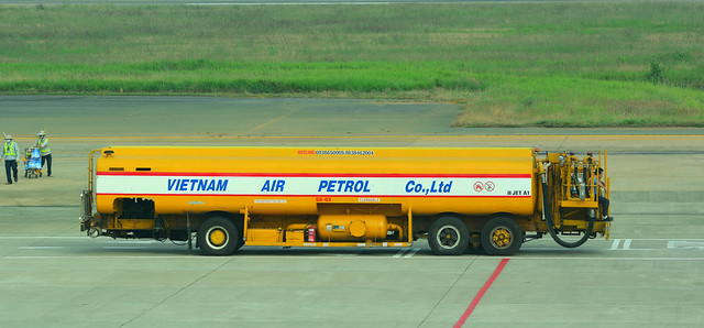 A fuel truck in Tan Son Nhat International Airport