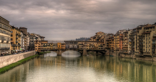 Florence Panorama Ponte Vecchio