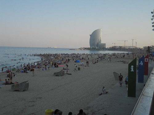 The beaches of Barcelona