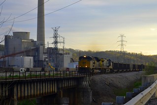CSX Coal Train, near Louisa, Kentucky