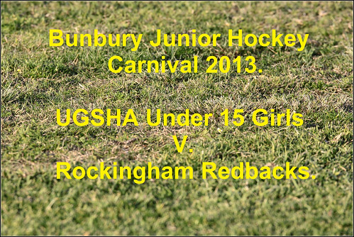 carnival girls hockey under 15 junior westernaustralia bunbury redbacks 2013 ugsha ugsharockingham