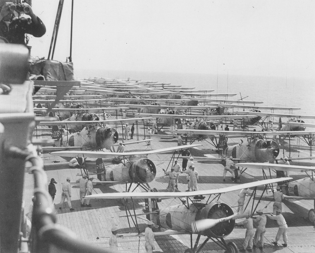 imperial-japanese-navy-aircraft-carrier-kaga-conducts-air-operations-in-1937-on-the-deck-are-mitsubishi-b2m-type-89-nakajima-a2n-type-90-and-aichi-d1a1-type-94-aircraft