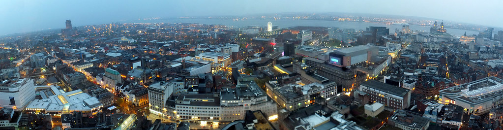 Liverpool from the St John's Beacon