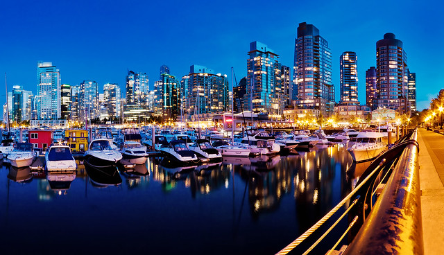Reflections in Coal Harbour - Explored!