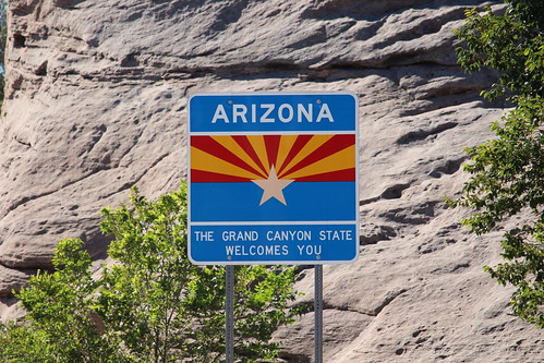 hazboy hazboy1 window rock arizona us usa america state border sign frontier