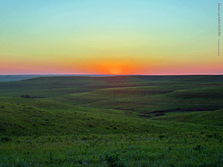 After sunset in the Flint Hills, 8 June 2015