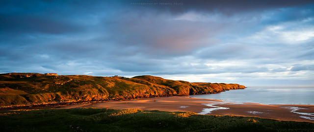 First light on Strathy point