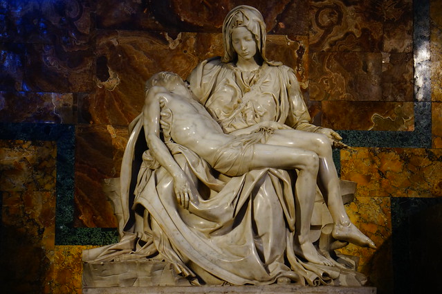 Michelangelo's Pieta in St Peter's Basilica