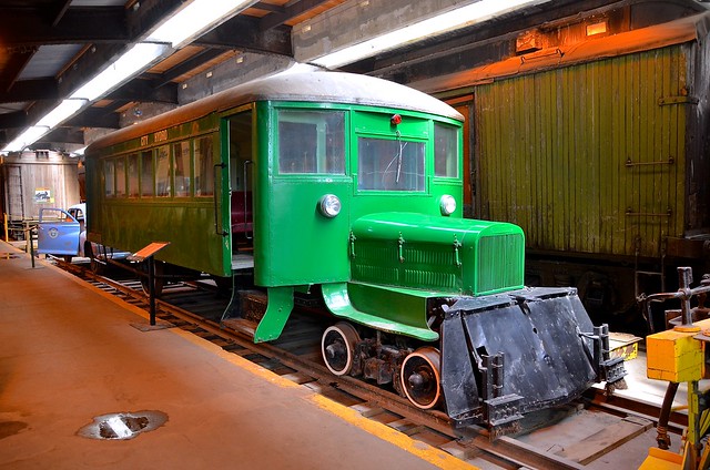 A preserved rail bus