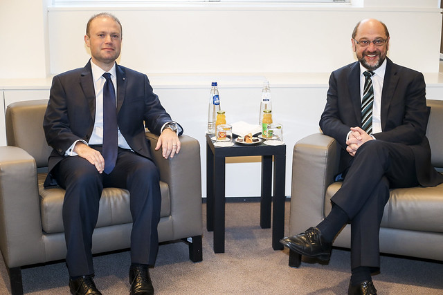 President Schulz meets PM Muscat