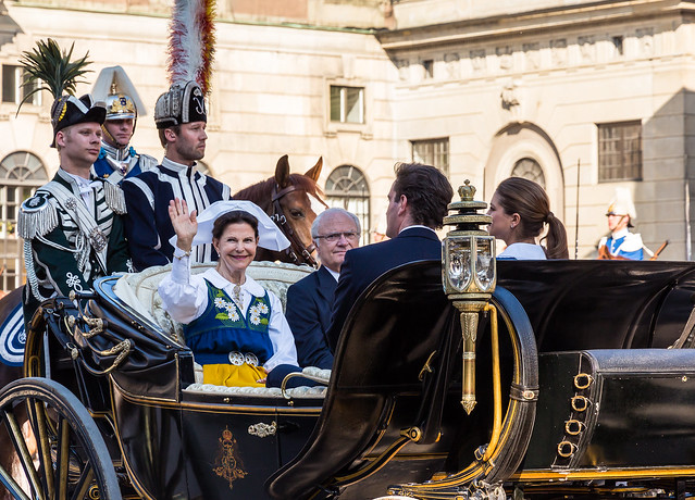 A Smiling Queen, National Day of Sweden June 6