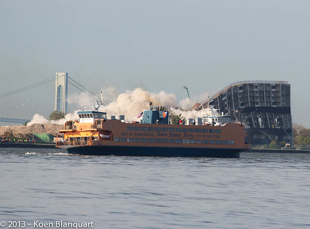Staten Island Ferry & Governors Island Implosion