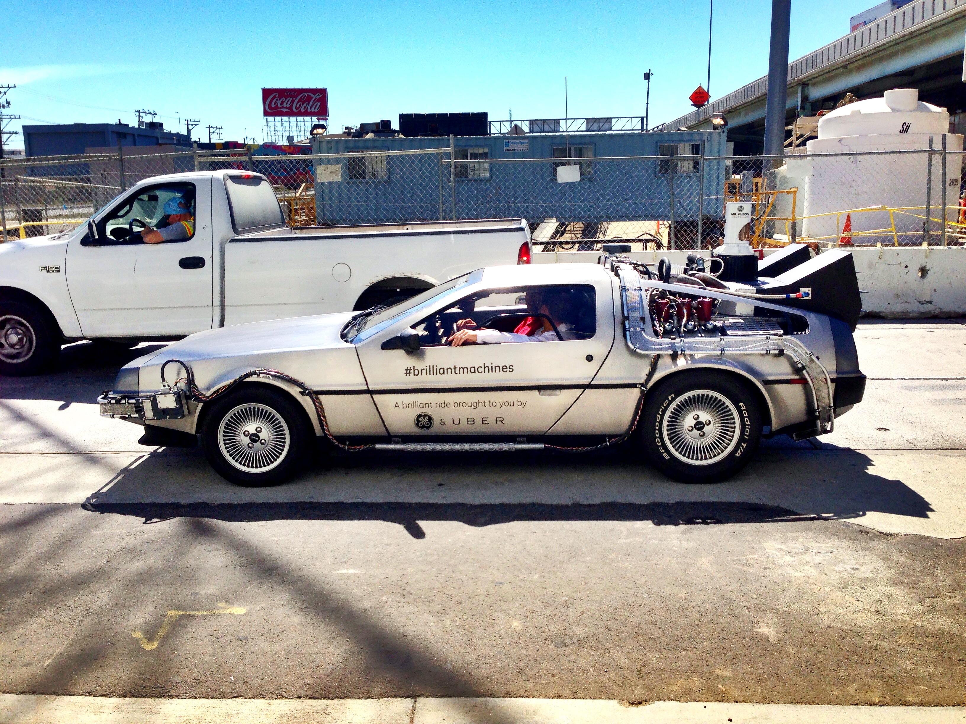 DeLorean "Ubercab" sighting