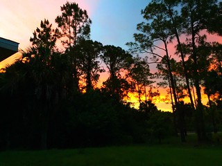 Beautiful Sunset from my front porch tonight. GoldenGateEstates