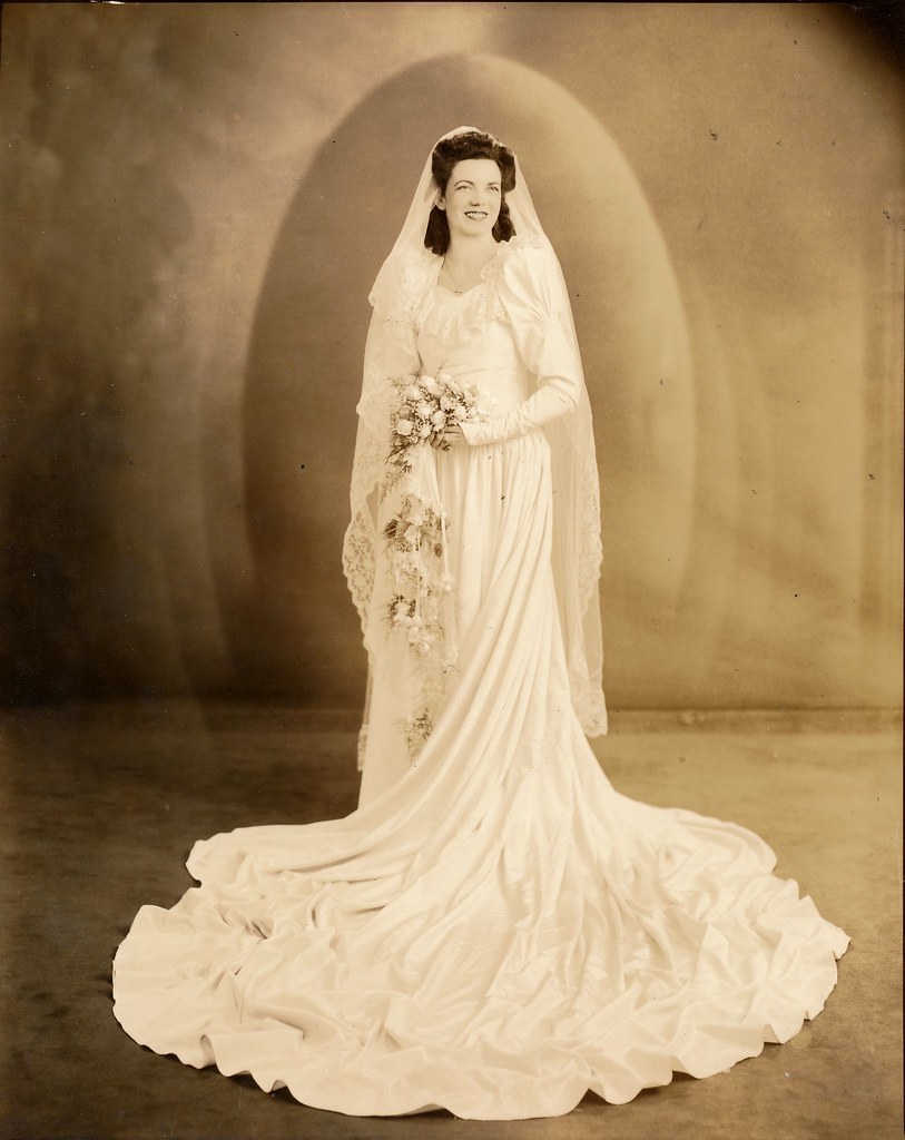 10 Winnie Tuohy wedding dress lb hc (undated) | Ed | Flickr