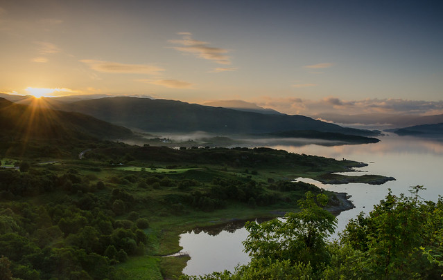 Sunrise Over Loch Sunart