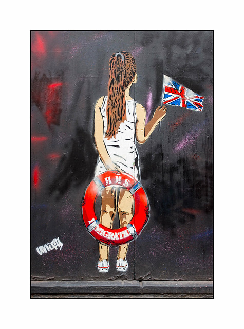 Street Art (Unify), East London, England.