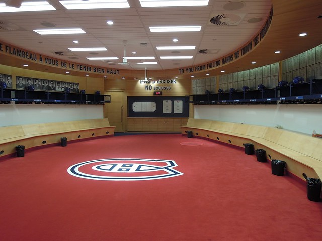 Canadiens Locker Room