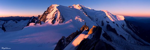 panorama snow france alps sunrise glacier chamonix montblanc leverdesoleil aiguilledumidi stephanna mostsuccessfulphoto