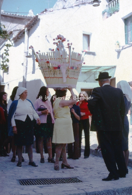 Brienza (PZ), 1975, Festa del Crocifisso.