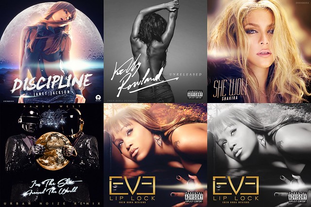 Cover Pack - Part 40 (Janet Jackson, Kelly Rowland, Shakira, Eve, Daft Punk x Kanye West x Urban Noize)