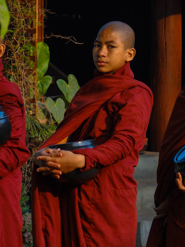 Novice Monks, Bagan, Burma