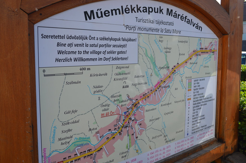 2013 Erdely 0971 Map Of Monument Gates In Satu Mare Hargi Flickr