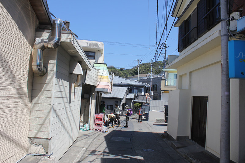 神津島の街