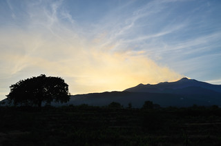 Etna sunset