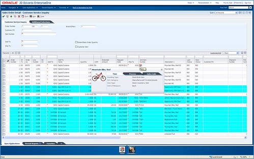 Jde Screen Oracle's JD Edwards EnterpriseOne 9.1.Screenshot of Hover | Flickr