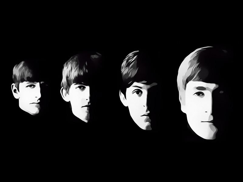 The Beatles Digital Art by David Alexander Elder
