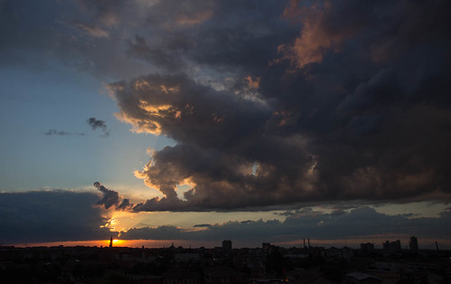 sunset sky sun clouds tramonto nuvole belltower campanile cielo sole piacenza seminario alberoni collegio corpusdomini