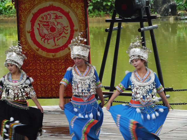 Miao dancers, Huangyao