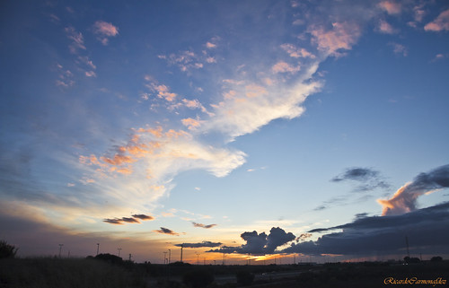 sevilla aljarafe paisaje cielo sky nubes clouds azul blue atardecer sunset luz light sol sun color canon ricardocarmonafdez 60d ricardojcf