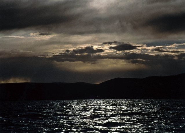 Anochecer en el Lago Titicaca