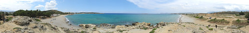 Chania beaches panorama