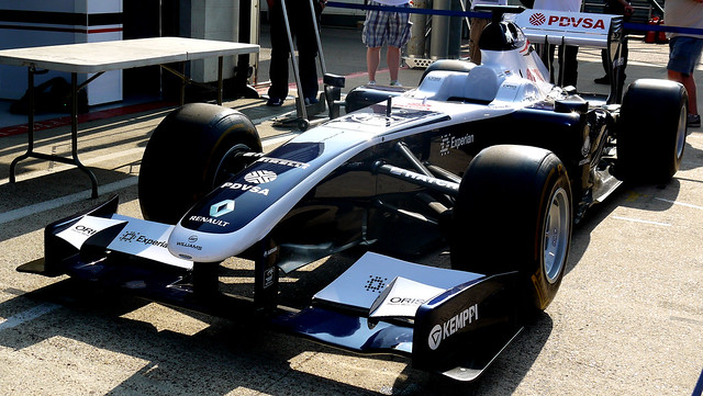 Williams F1 Car - Pit Walk - Young Driver Test - Silverstone, 2013