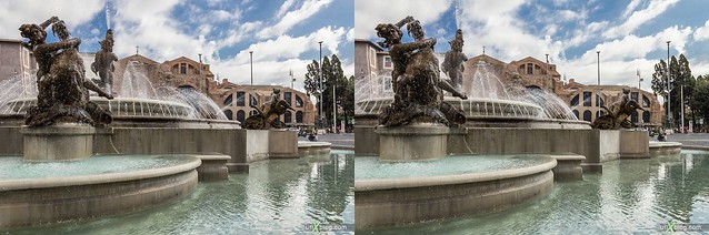 3D Moor fountain at the Navona square