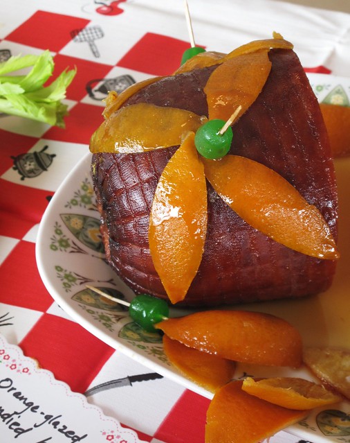 Orange Glazed Candied Ham