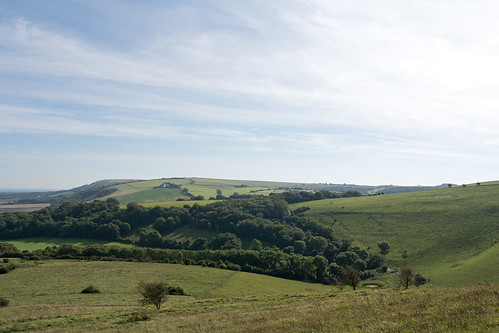 View from Wolstonbury Hill Hassocks to Upper Beeding